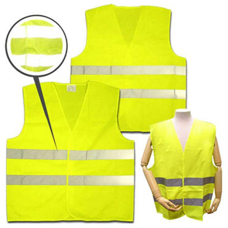 Reflexná vesta žltá XXXL