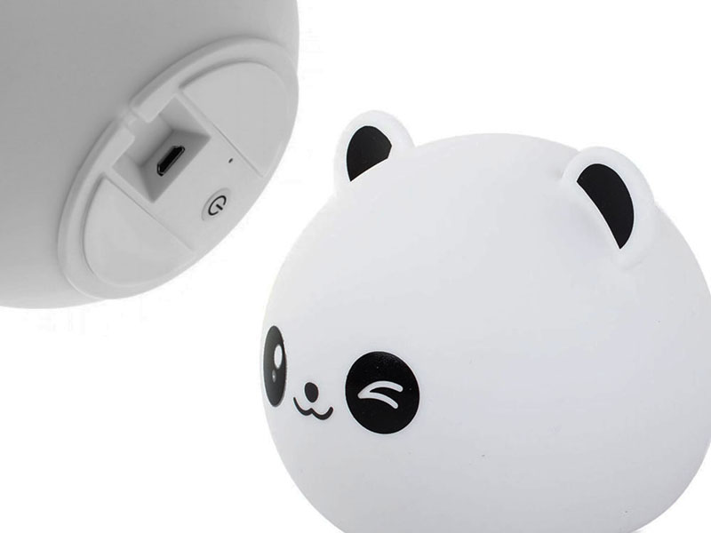 Detská LED lampa Panda s ovládačom