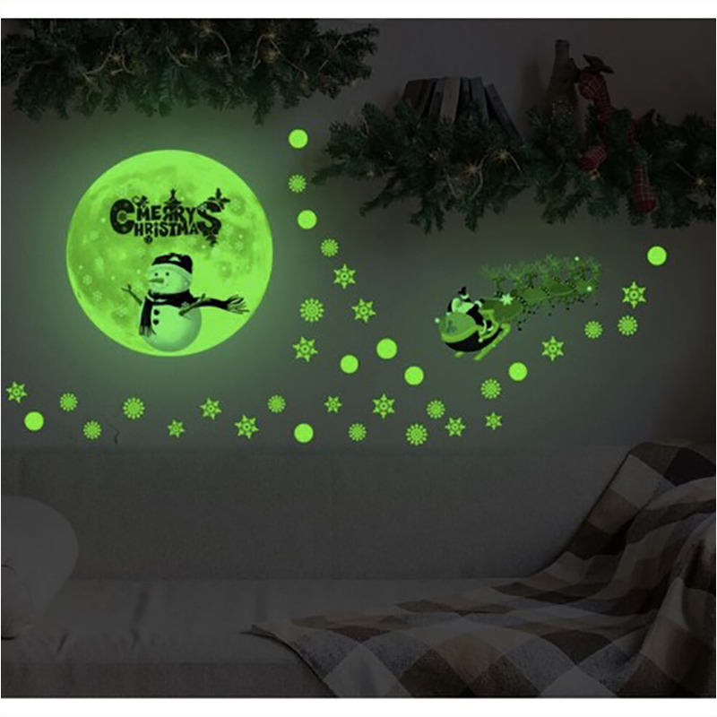 Vianočné nálepky fluorescenčné 29ks
