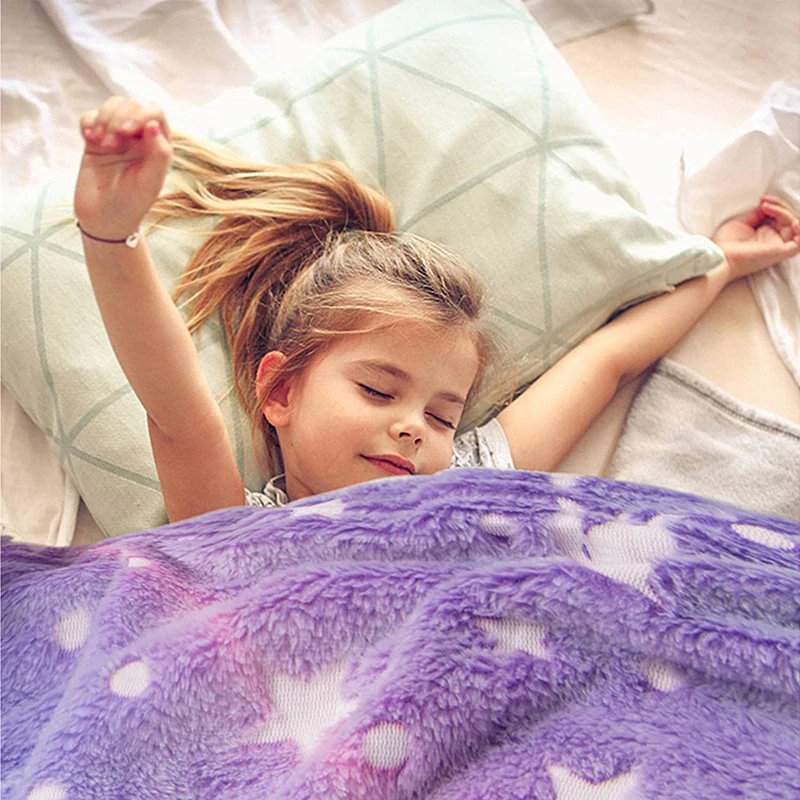 Svietiaca deka 200x150cm fialová