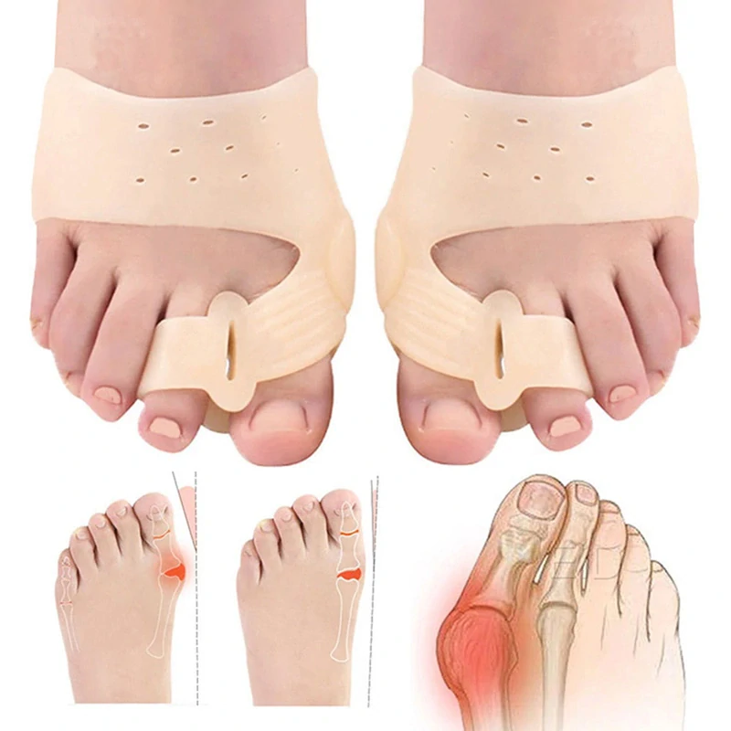 Gélový separátor prstov chodidla s klinom na haluxy 2ks