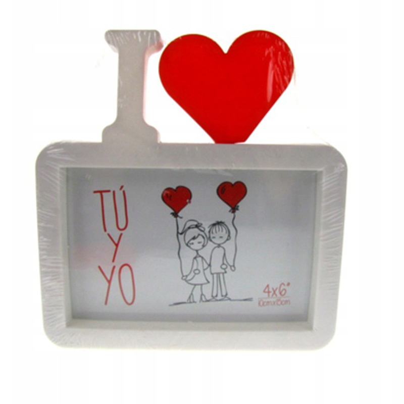 Fotorámček I love you na fotografiu 10 x 15cm