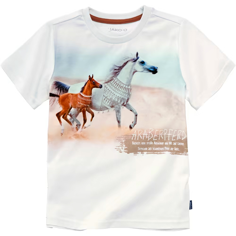 JAKO-O - Detské tričko Horses 128/134