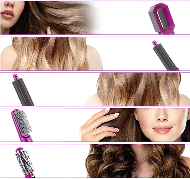 Elektrická kulma na vlasy 5v1