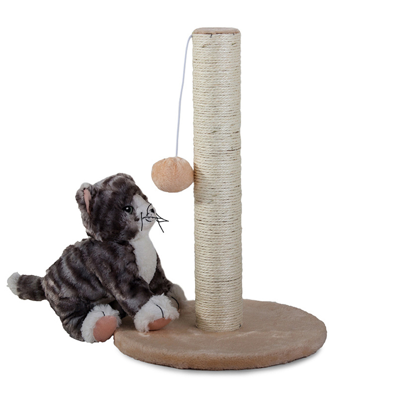 Škrabadlo pre mačku 43cm béžové