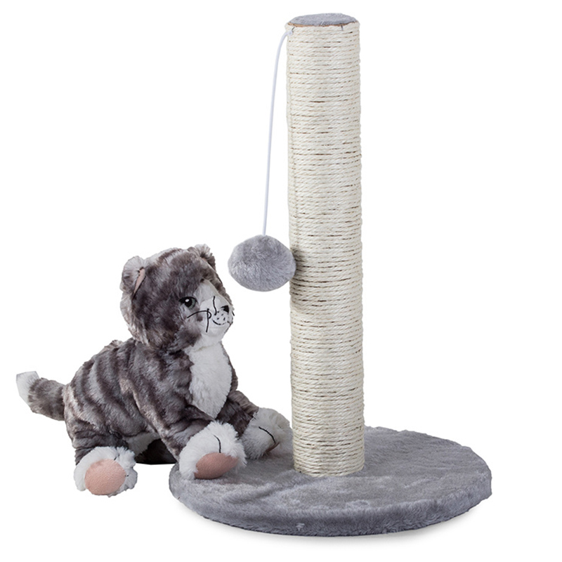 Škrabadlo pre mačku 43cm sivé