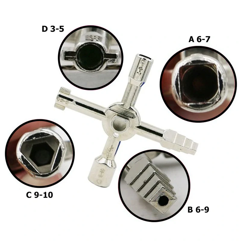 Univerzálny kľúč na bezpečnostné skrinky 10v1