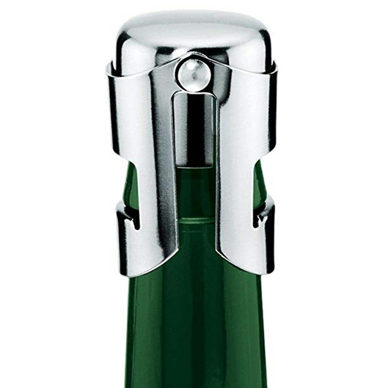 Zátka na fľašu nerezová