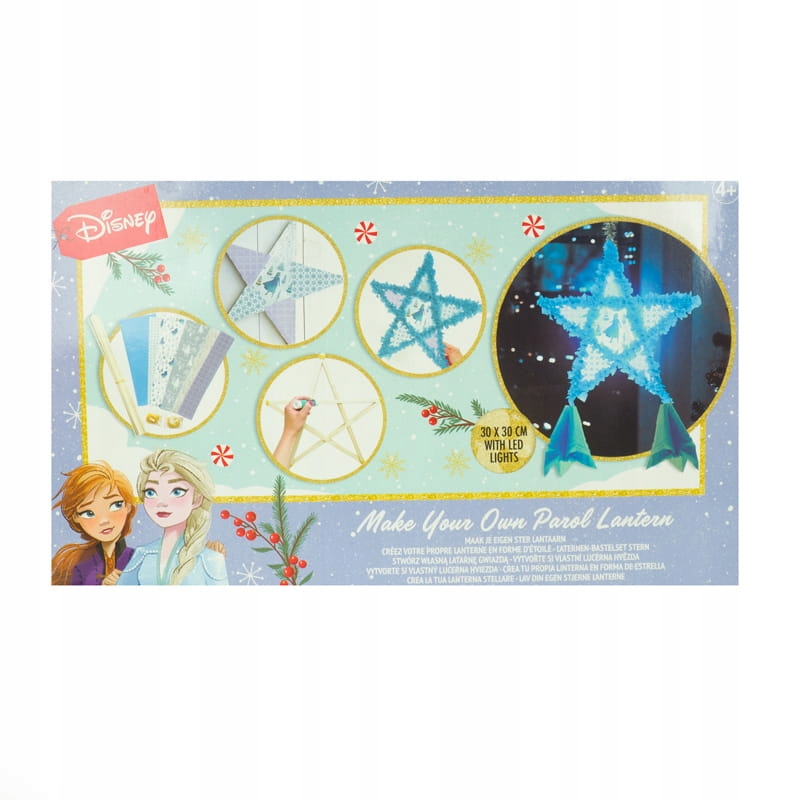 Výroba vlastnej vianočnej LED hviezdy - Disney Frozen