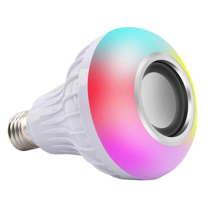 Žiarovka E27 LED RGB s reproduktorom