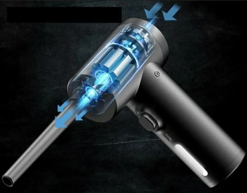 Elektrické dúchadlo stlačeného vzduchu na elektroniku