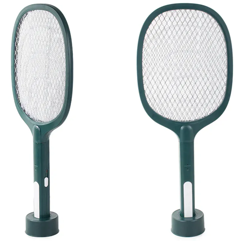 Elektronická UV plácačka na muchy, ovady, komáre zelená