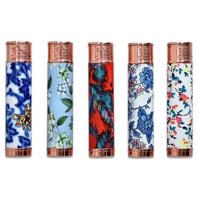 Gentelo Turbo zapaľovač Flowers v darčekovej kazete