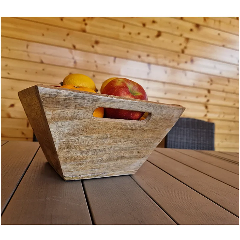 Košík z mangového dreva