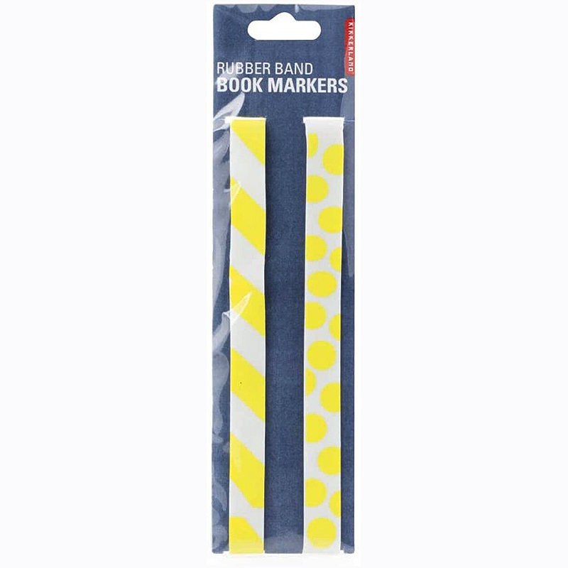 Kikkerland - Záložky do knihy 2ks žlté