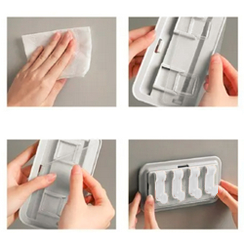 Multifunkčný samolepiaci sklopný vešiačik