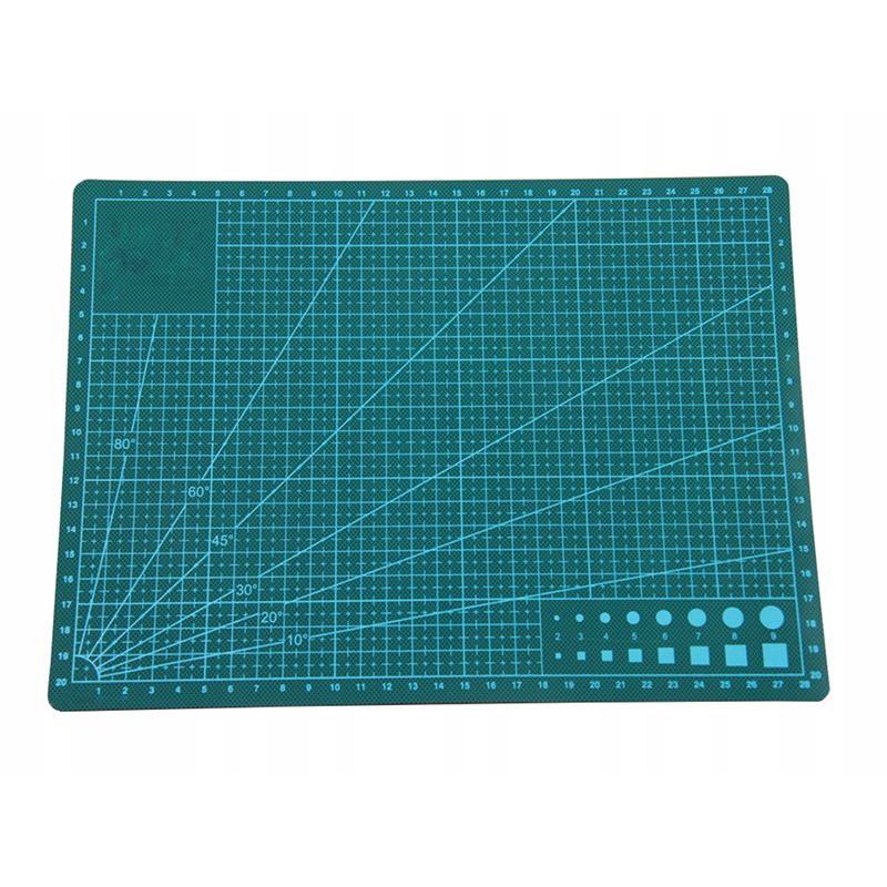 Modelárska podložka na rezanie A4 obojstranná zelená