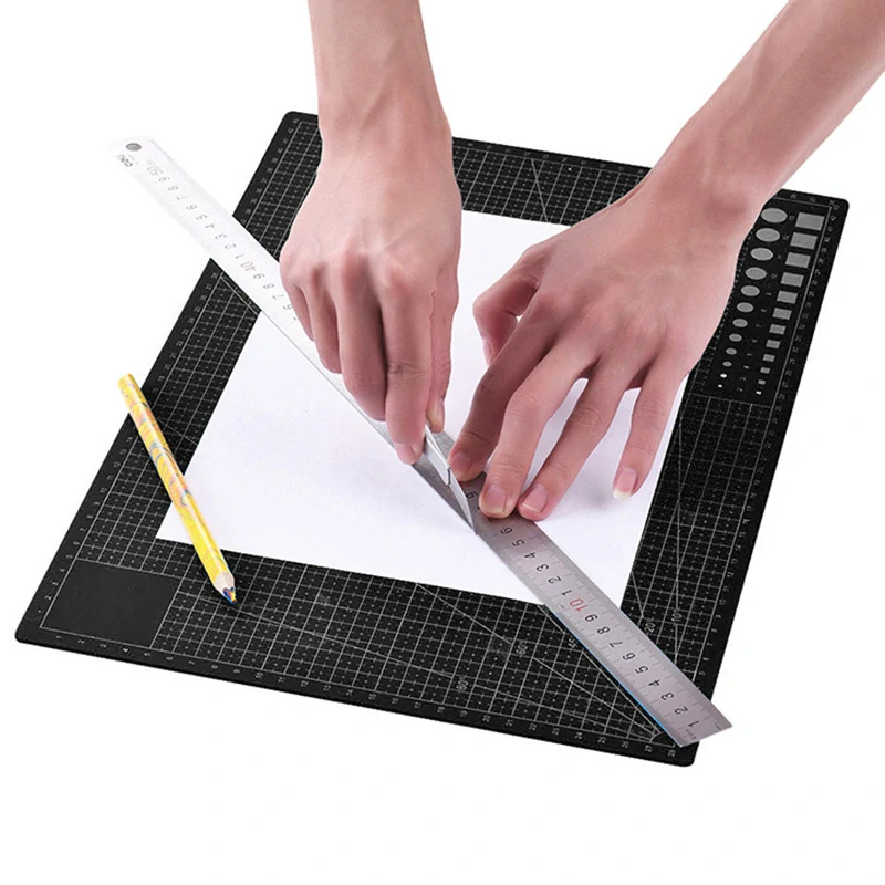 Modelárska podložka na rezanie A3 obojstranná čierna