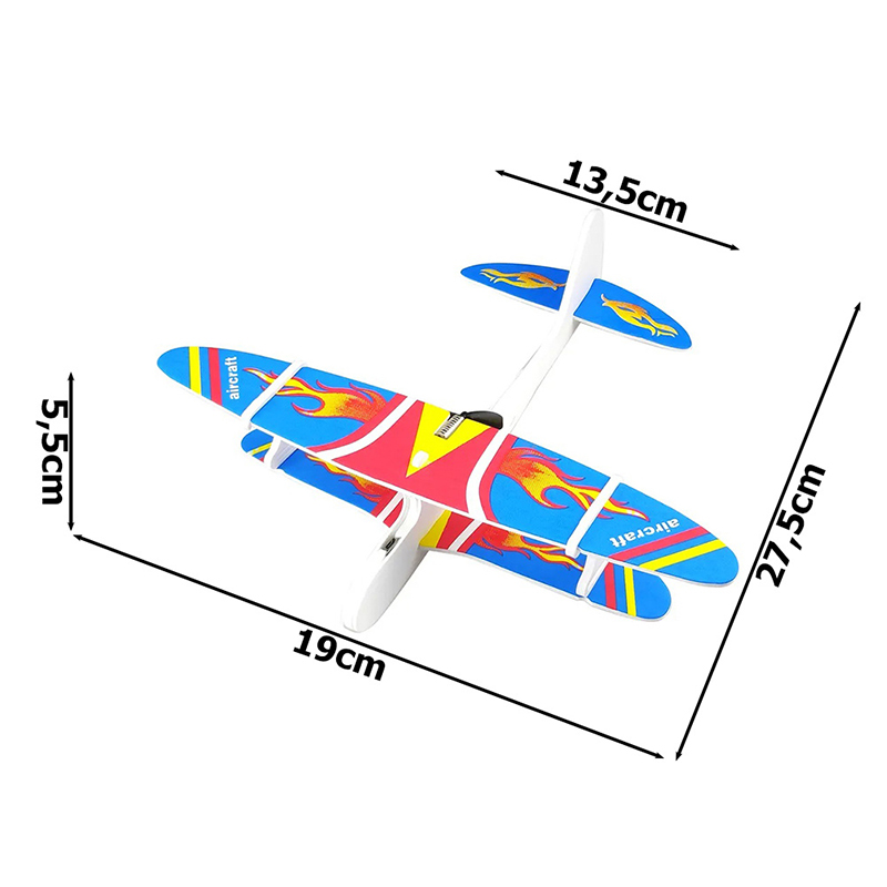 Lietadlo penové 6 LED USB