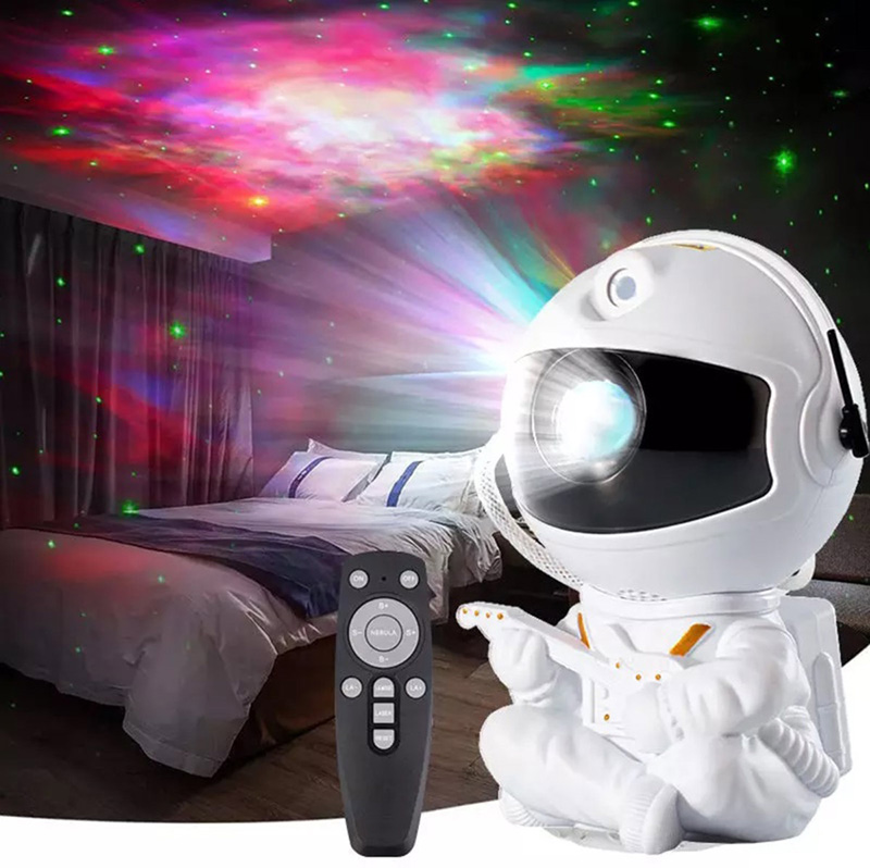 Projektor hviezd Astronaut s gitarou biely