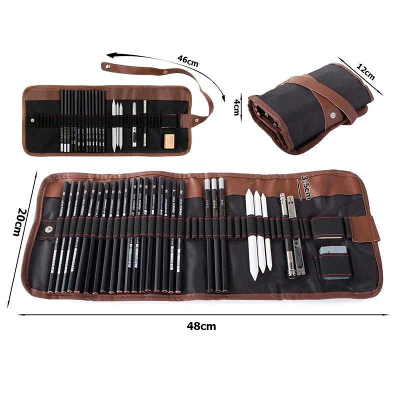 Profesionálna sada na kreslenie 29 dielna s puzdrom