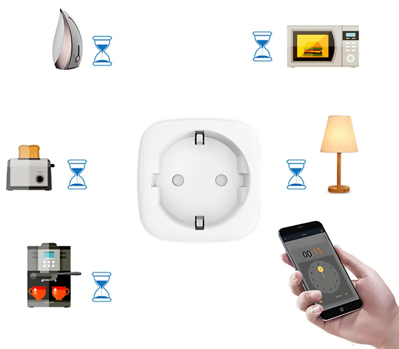 Inteligentná WiFi zásuvka 230 V 16 A s časovačom