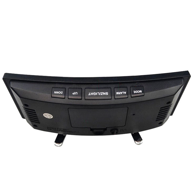 Digitálny LED budík so zrkadlom a teplomerom DT-6507