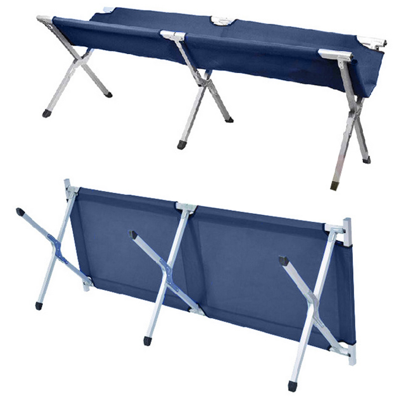 Skladacie lehátko 185x70cm tmavomodré