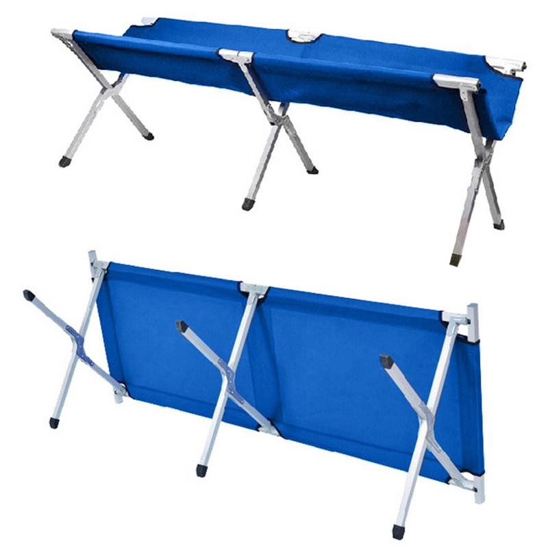 Skladacie lehátko 185x70cm svetlomodré