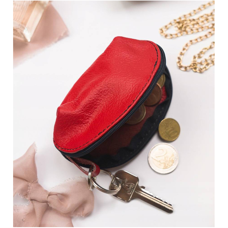 Kožená kľúčenka ZW-01-S Red