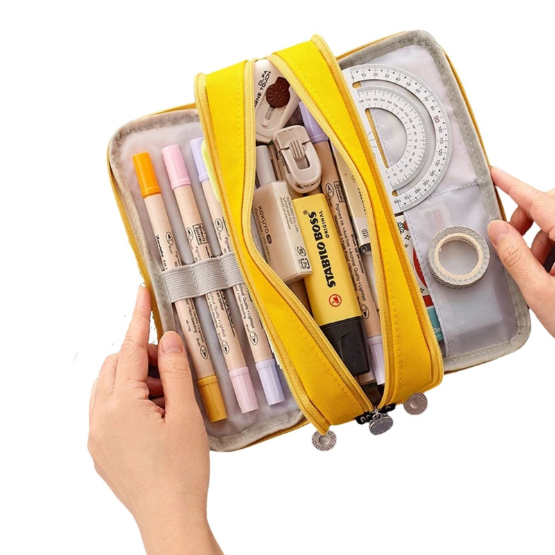 Peračník trojdielny žltý