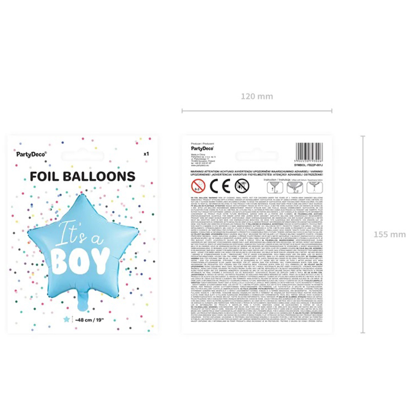 Nafukovací balón 48cm It's a Boy