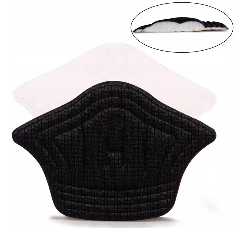 Pätové vložky do topánok proti otlakom lepiace 8x11cm 3mm (1 pár) - krémové