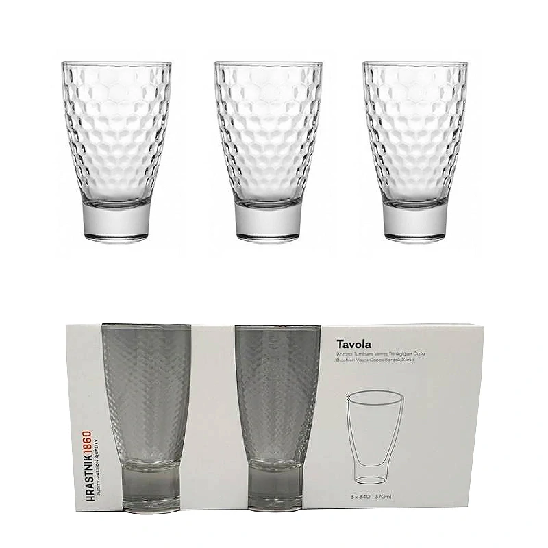 Poháre Hrastnik Tavola 3×370 ml