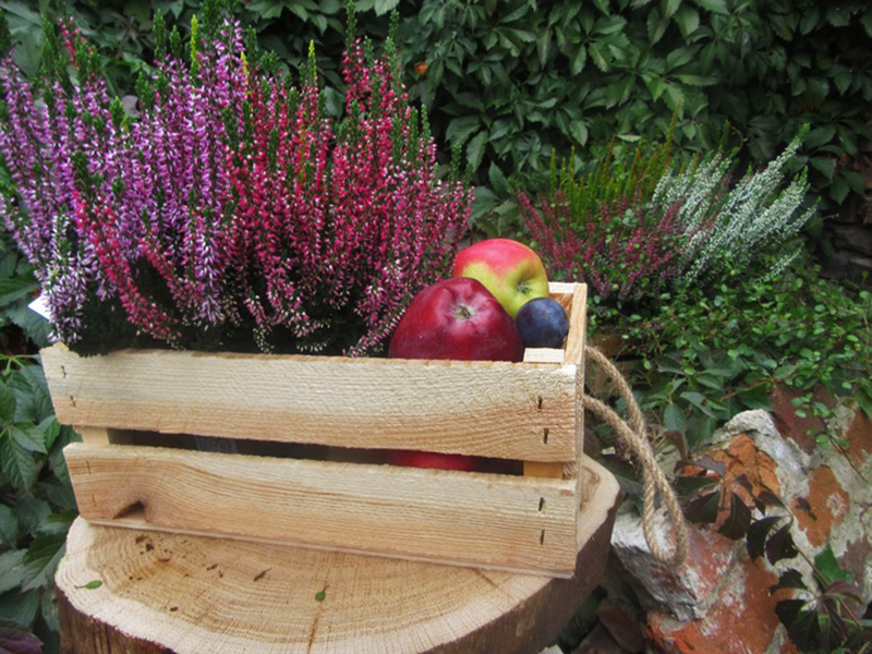 Dekoračná drevená krabica 40x15x11cm