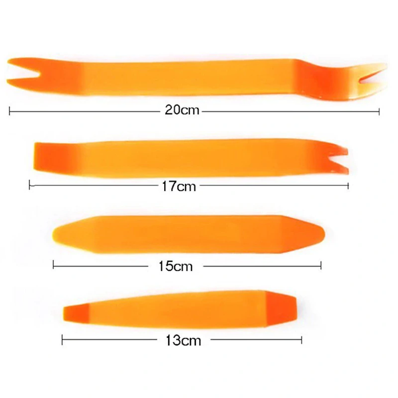 Demontážne kľúče na palubnú dosku a čalúnenie 4ks