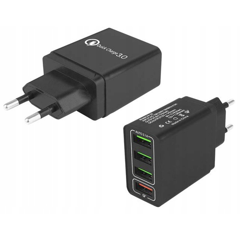 Quick Charge - Sieťová nabíjačka USB 4x