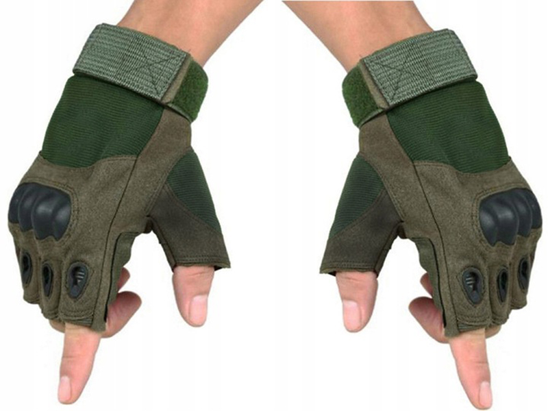 Taktické rukavice vojenské khaki XL
