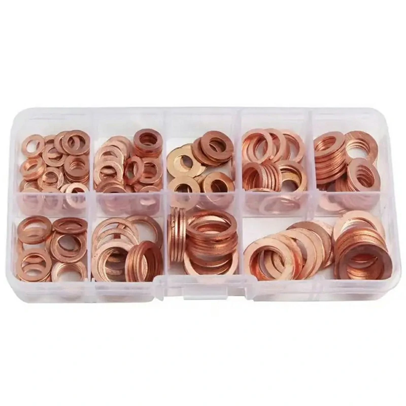 Sada medených podložiek 200ks