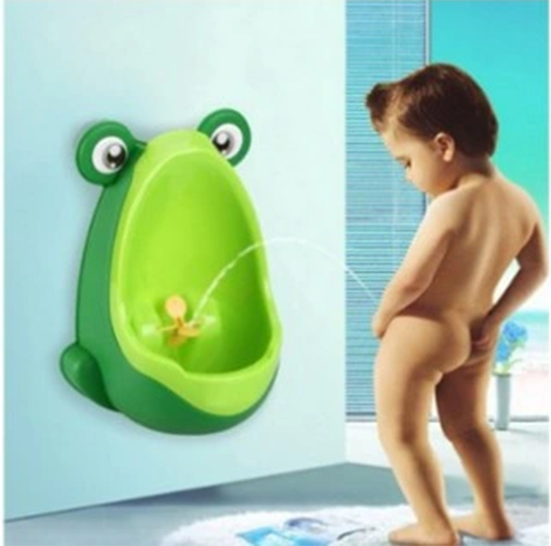 Detský pisoár na stenu žaba