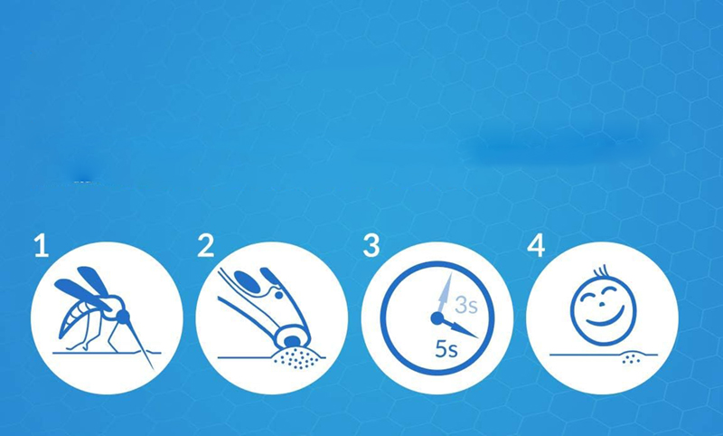 Prístroj na liečenie uštipnutí hmyzom