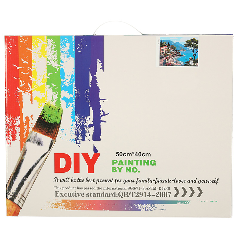 Maľovanie podľa čísel 50x40cm Pobrežie