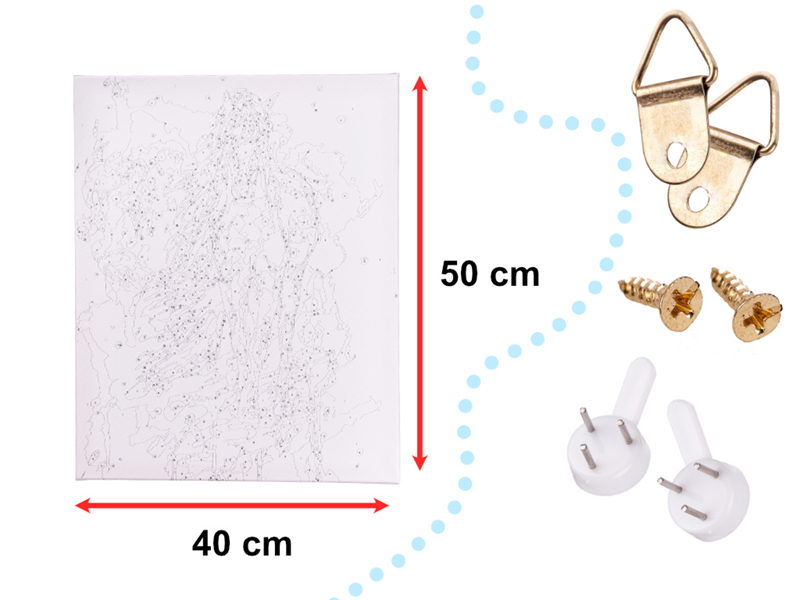 Maľovanie podľa čísel 40x50cm Kôň