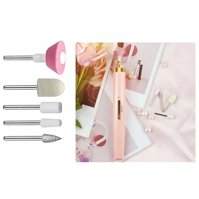 Sada na manikúru a pedikúru + 5 nástavcov