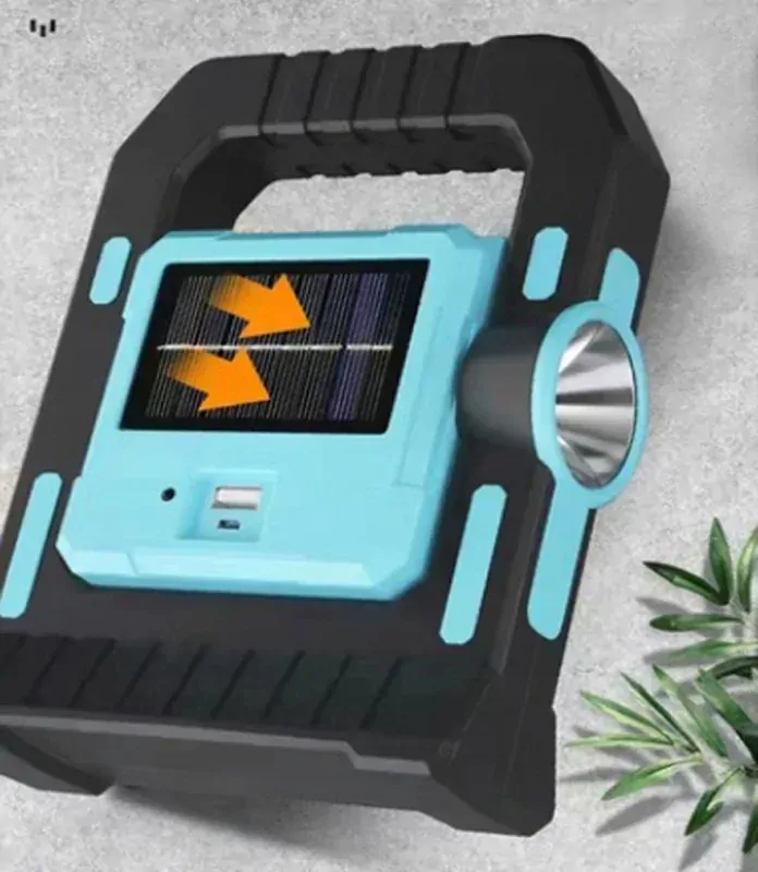 Kempingová solárna lampa 30COB LED T18-1 3W