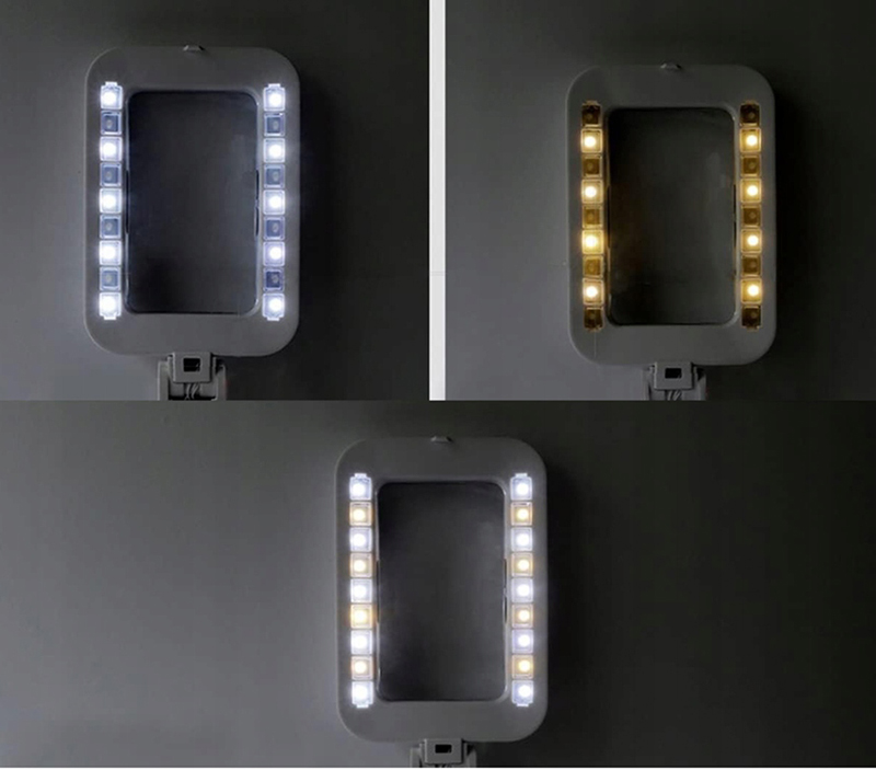 Skladacia lupa 18LED 3x