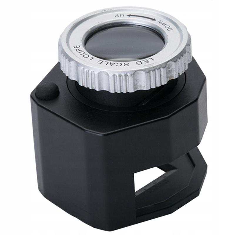 Vrecková UV lupa 3LED 30x
