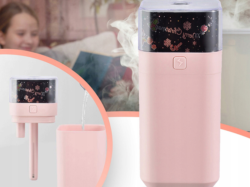 Zvlhčovač vzduchu mini s projektorom nočnej oblohy