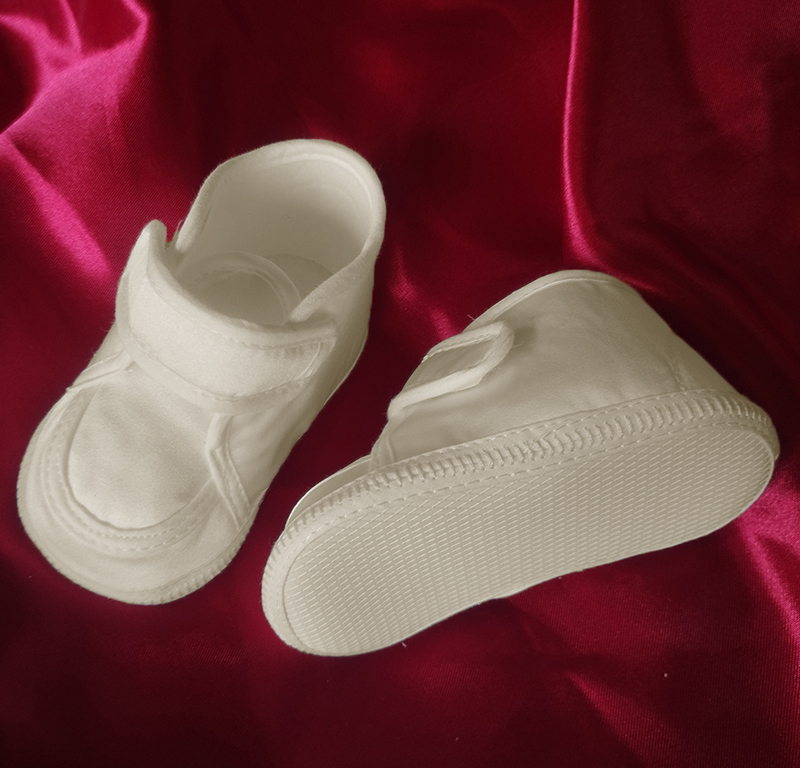 Christopher - Detské topánky - capáčky krémové č.17 - 10cm