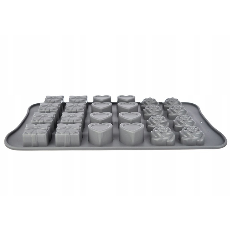 Silikónová forma na čokoládové pralinky, ľadové kocky